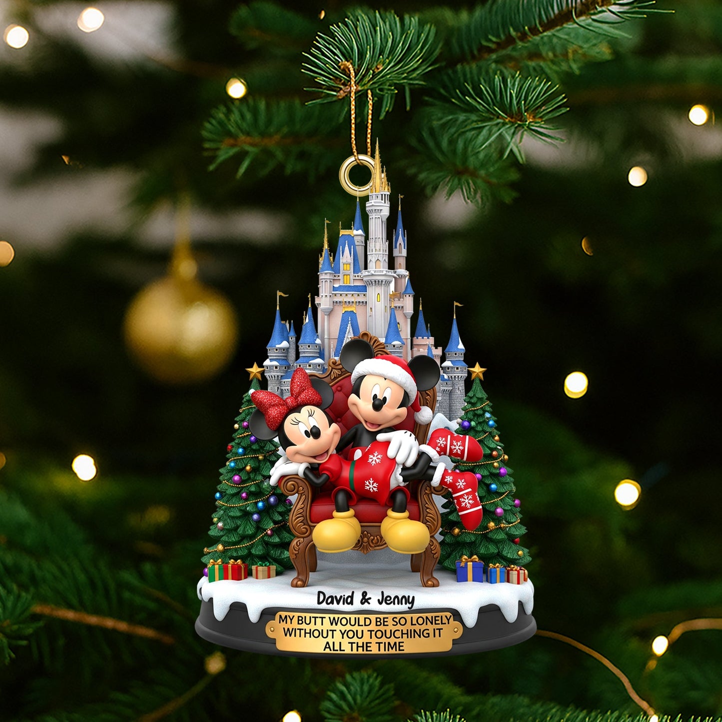 Personalized Gifts For Couple Christmas Ornament 03natn160925