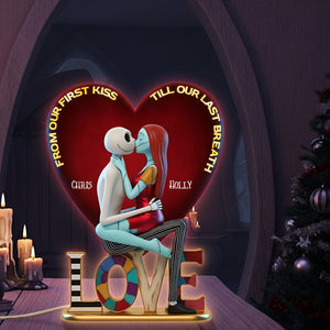 Personalized Gifts For Couple, Custom Shape Acrylic Light Box 01nata311025