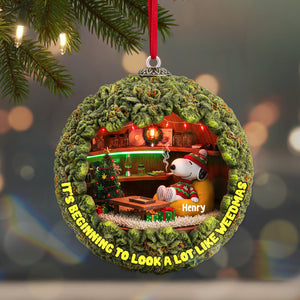 Smoke Lover Ornament - Personalized Gifts For Smoker Christmas Ornament 02TOMG021025