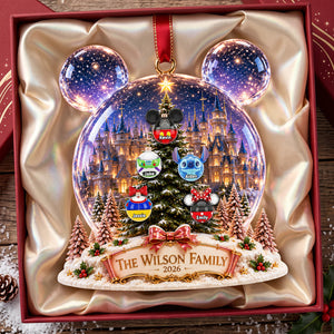 Magical Christmas Family Bubble Ornament - Personalized Gifts For Family 02NATA200826