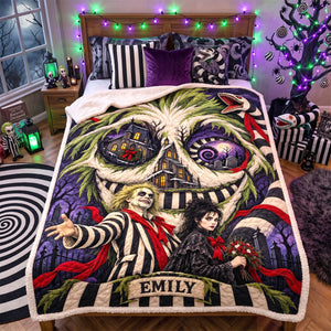 Gothic-Style Charismatic Ghost Blanket - Personalized Christmas Gifts 06hatn261026