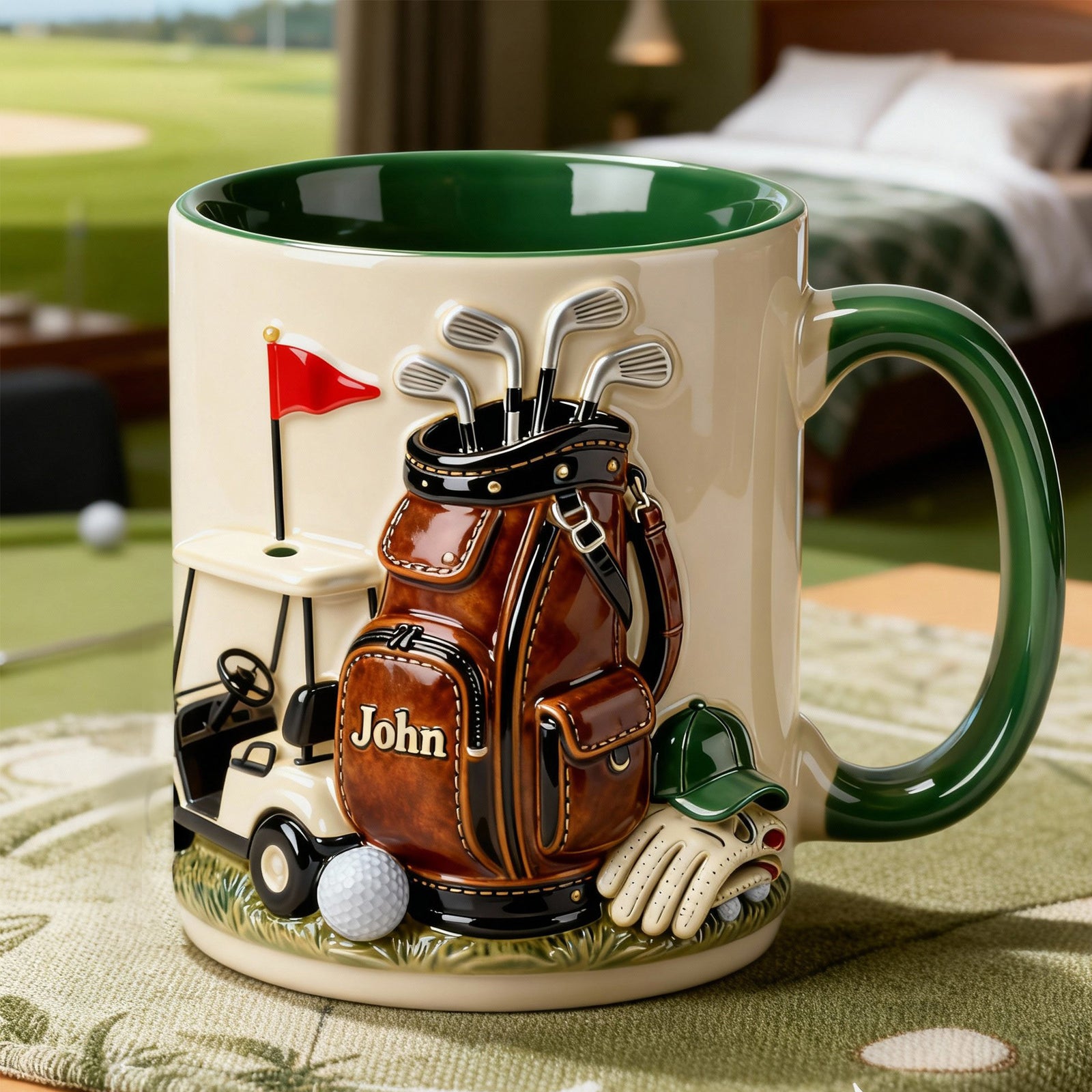 On The Course Golf Coffee Mug - Personalized Gift For Golfers 05HYMG050126