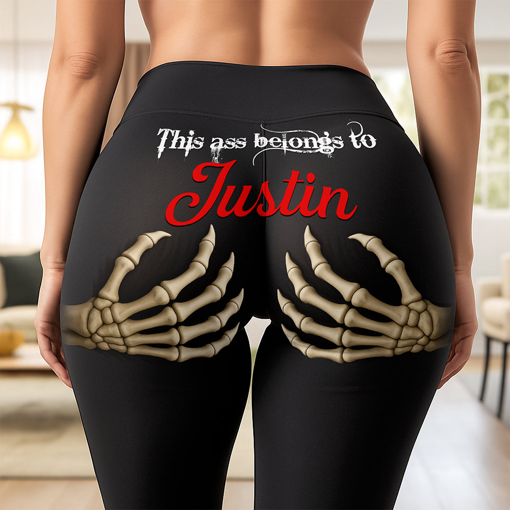 Funny Couple Leggings  - Personalized Gifts For Her 02naqn010725