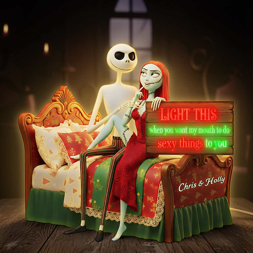 Funny Couple Acrylic Light Box, Personalized Gifts For Couple 04kita061125