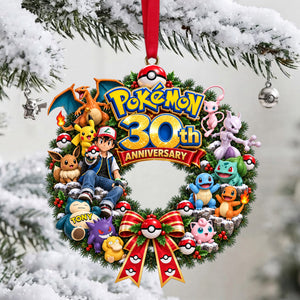 30th Anniversary Christmas Ornament - Personalized Gifts For Game Lovers 03OHLU230926
