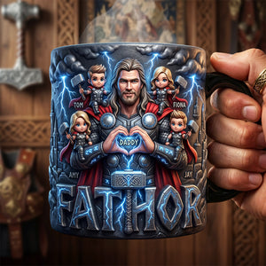 Power Dad Magic Mug - Personalized Gifts For Dad 04PATA200426