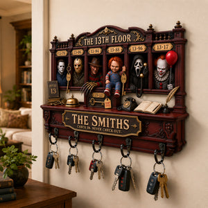 Macabre Midnight Slashers Acrylic Key Hanger - Personalized Gifts For Horror Lovers 03hadh190826