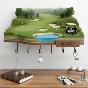 Golf Acrylic Key Hanger - Personalized Gifts For Golfers 01kilu201225