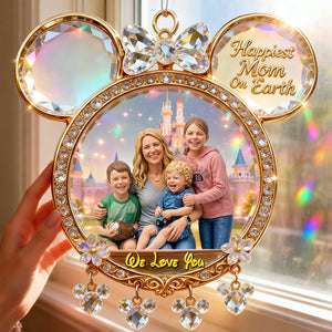 Love You Mom Suncatcher - Custom Photo Gifts For Mothers 04natn240326
