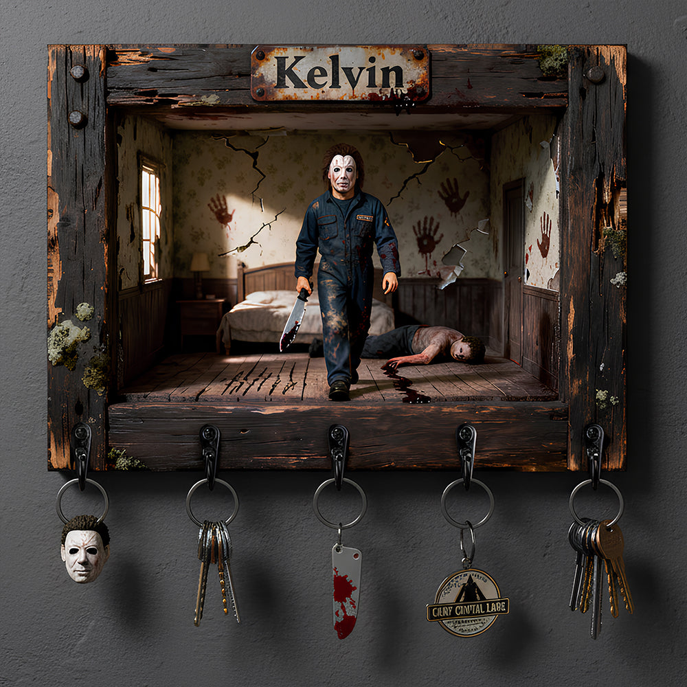 Dark Horror Key Hanger - Personalized Gifts For Horror Lovers 01KIDT130126
