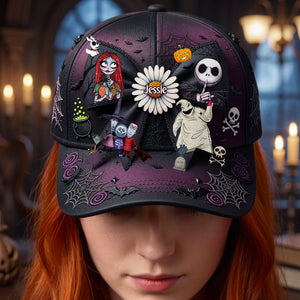 Spooky Skeleton Classic Cap - Personalized Gifts For Movie Lovers 02nata070826
