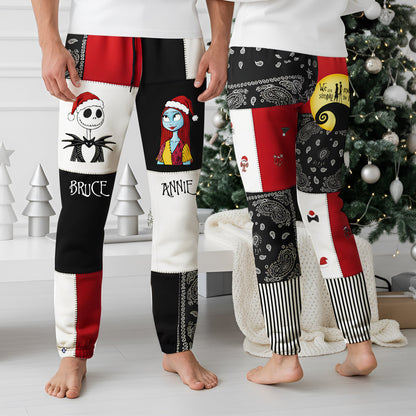 Personalized Gifts For Couple Christmas Sweatpants 02kilu110925