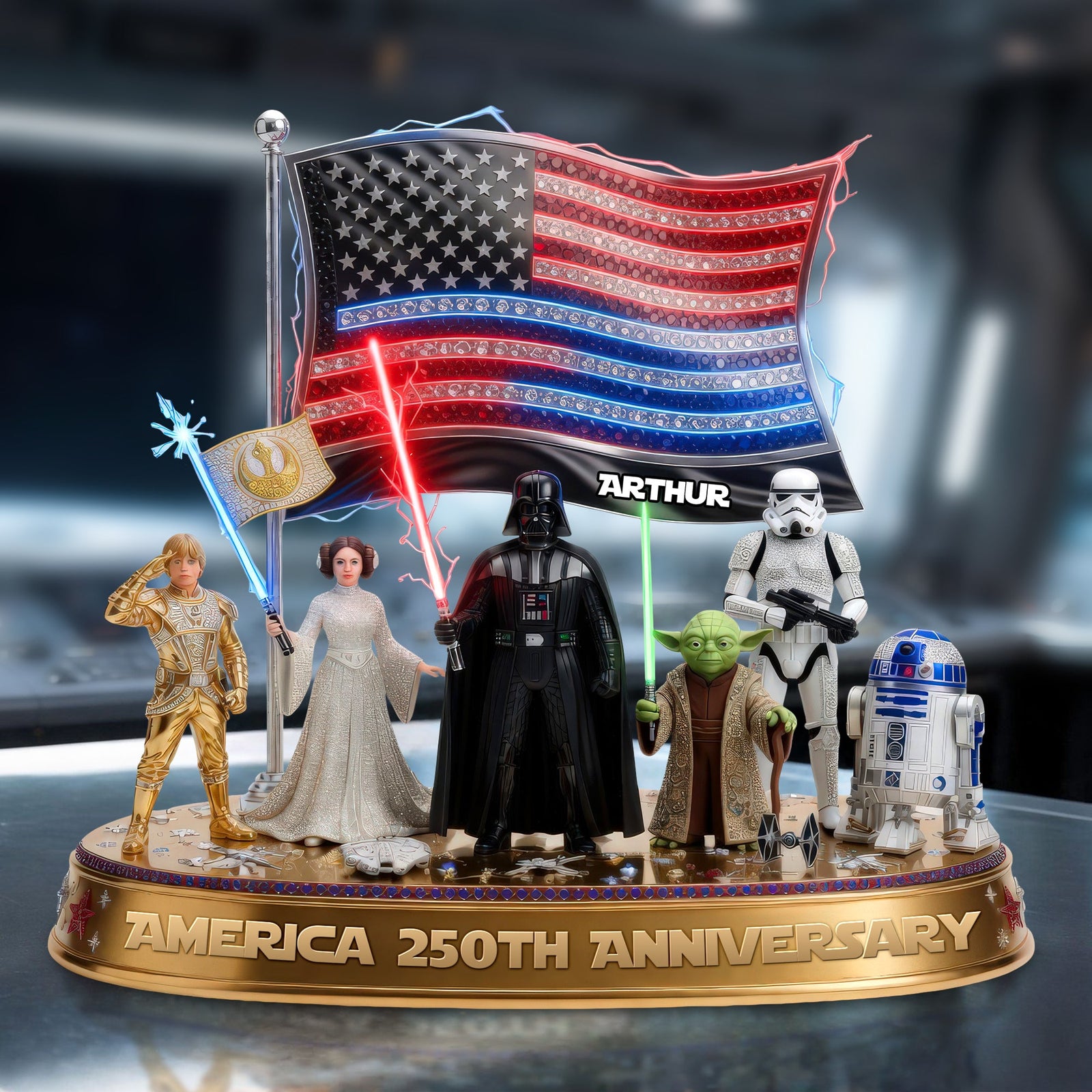 250 Years Strong Acrylic Plaque - Personalized Gifts For Patriotics 04OHDH280526