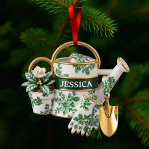 Garden Tools Acrylic Ornament - Personalized Gifts For Gardeners 02PGLU131025
