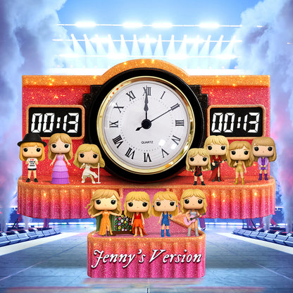 Your Version Desk Clock Plaque - Personalized Gifts for Music Fans 01naqn270525