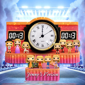 Your Version Desk Clock Plaque - Personalized Gifts for Music Fans 01naqn270525