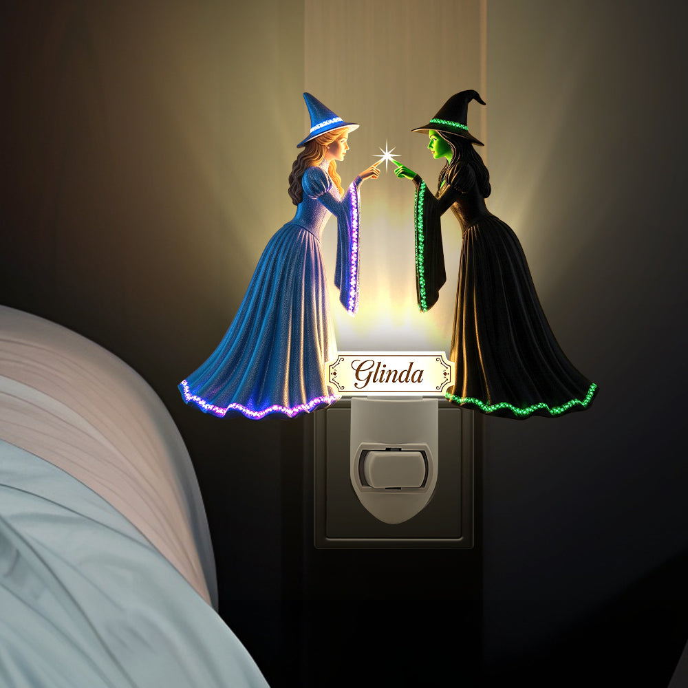 Witch Duo Personalized Halloween Gifts Night Light For Movie Fans 05hytn140825