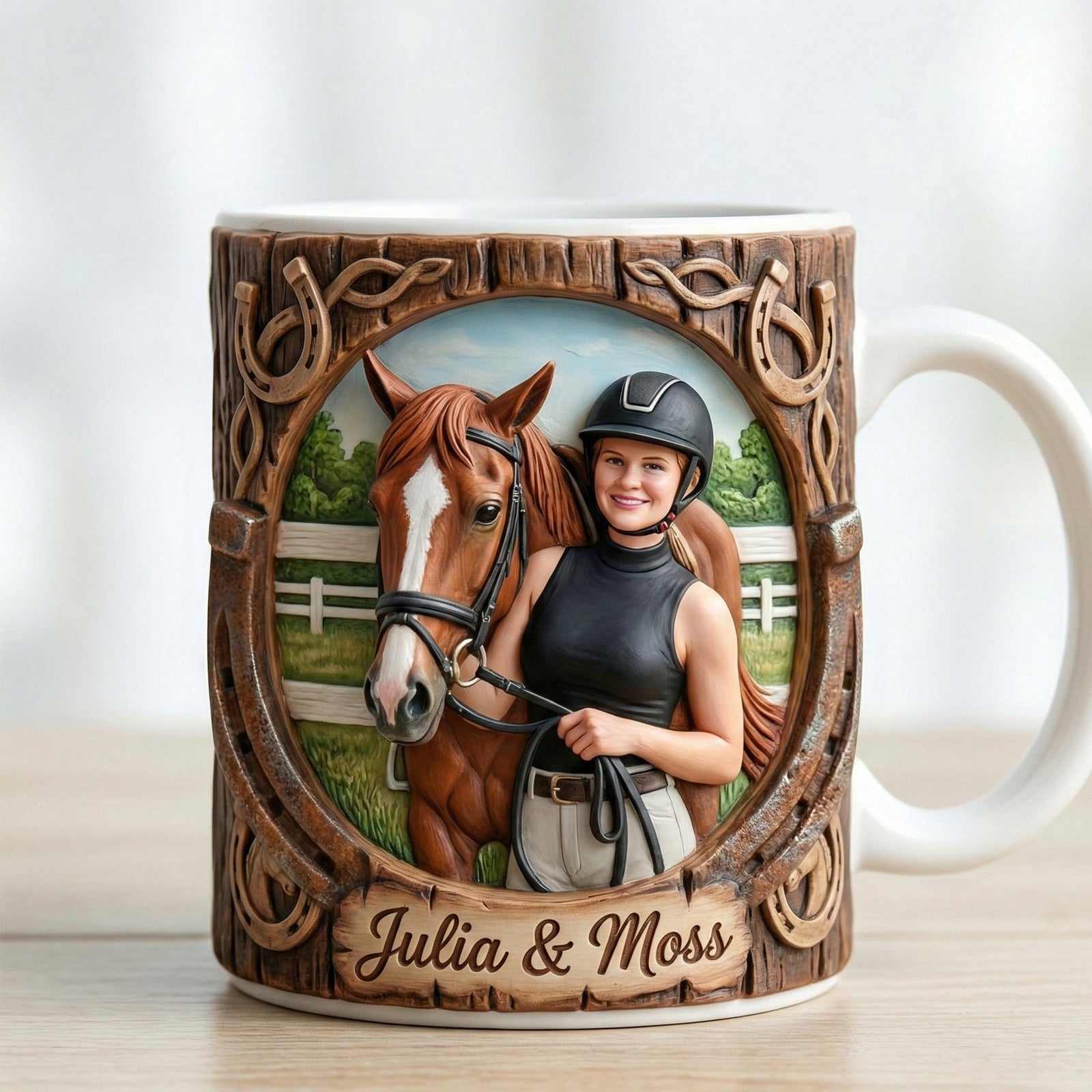 Custom Photo Gifts For Horse Lovers Coffee Mug 02hutn170126