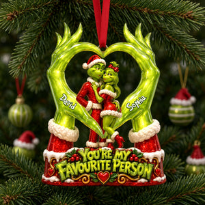 Favorite Mischief Couple Ornament - Personalized Christmas Gifts 04palu240926