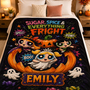 Cute But Spooky Club Blanket - Personalized Halloween Gifts For Girls 02HAQN240826