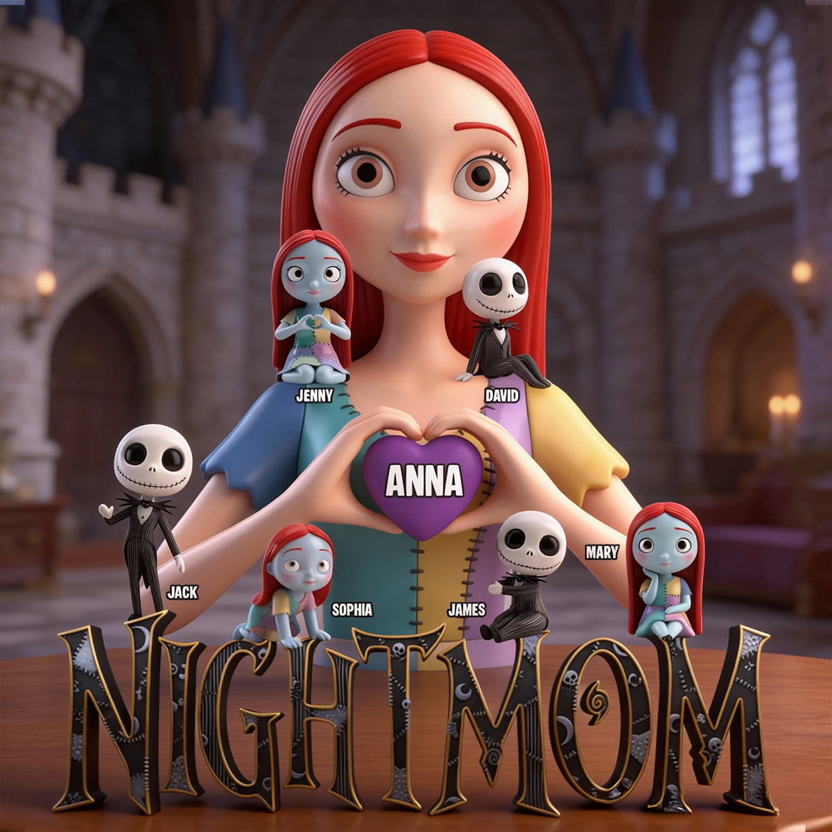 Spooky Mom Acrylic Plaque - Personalized Gifts For Mom 03ohtn300126