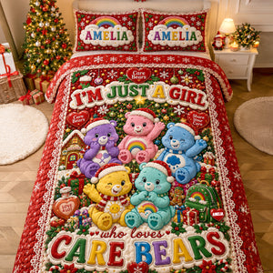 Festive Christmas Colorful Quilt Bedding Set Special Line 04PATN220826-Homacus