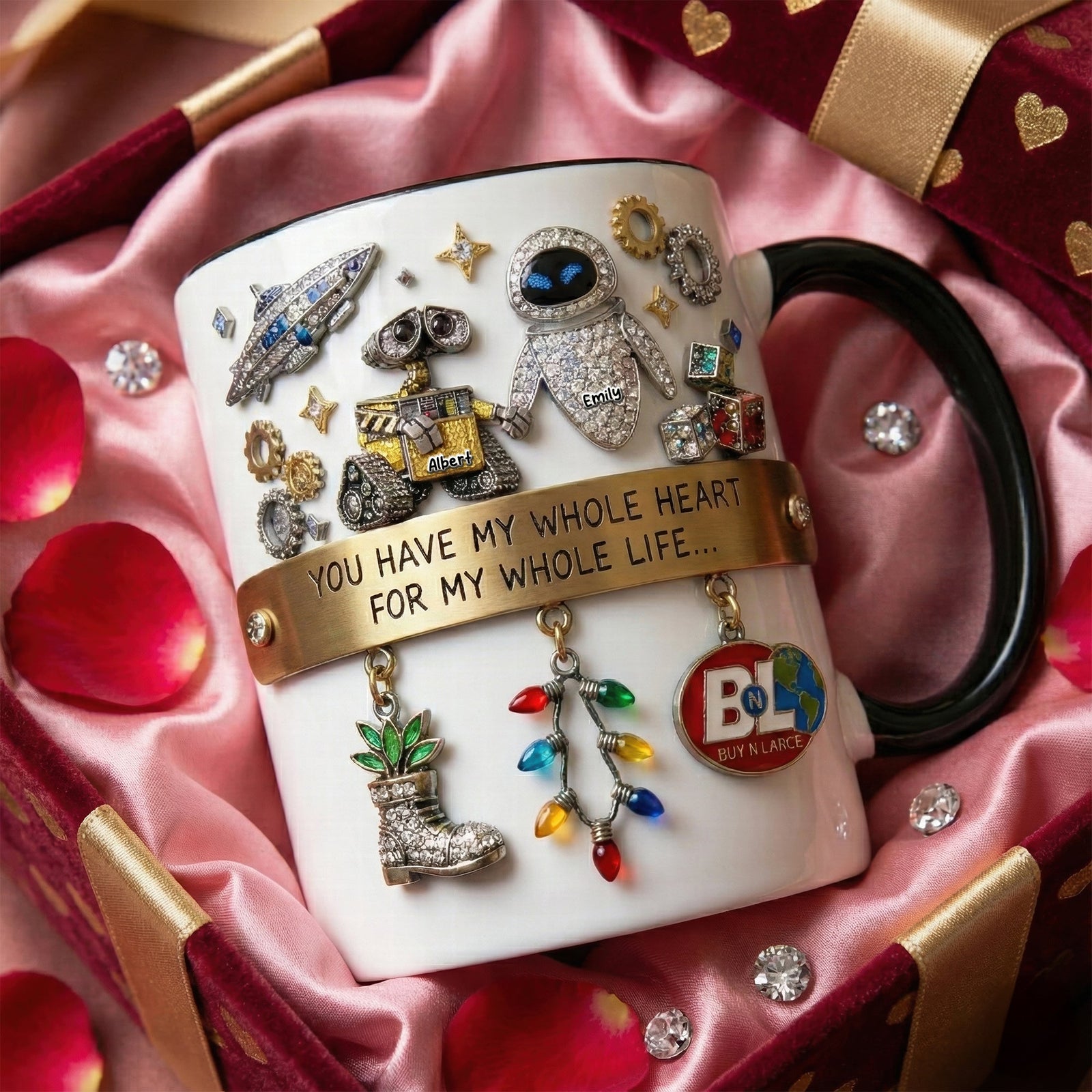 Romantic Couple Accent Mug – Personalized Gifts For Couple 06huqn301225