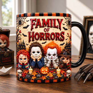 Family Of Horrors Magic Mug - Personalized Halloween Gifts For Family 02tylu100926