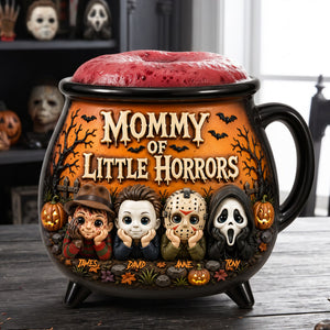 Mama’s Creepy Crew Cauldron Mug - Personalized Halloween Gifts 02tylu200826
