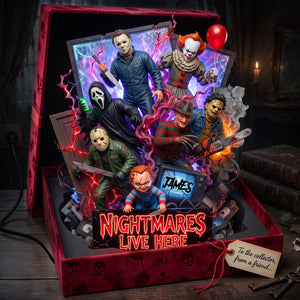Villain Acrylic Light Box -  Personalized Gifts For Horror Lovers 03tylu230726