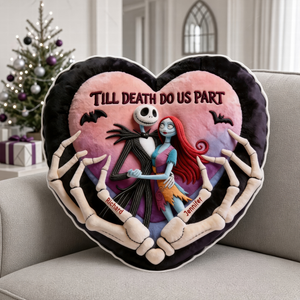 Spooky Couple Pillow - Personalized Christmas Gifts For Couples 03ttqn091026