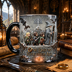 Fantasy Squad Dad Magic Mug - Personalized Gifts For Dads 06QHLU070526