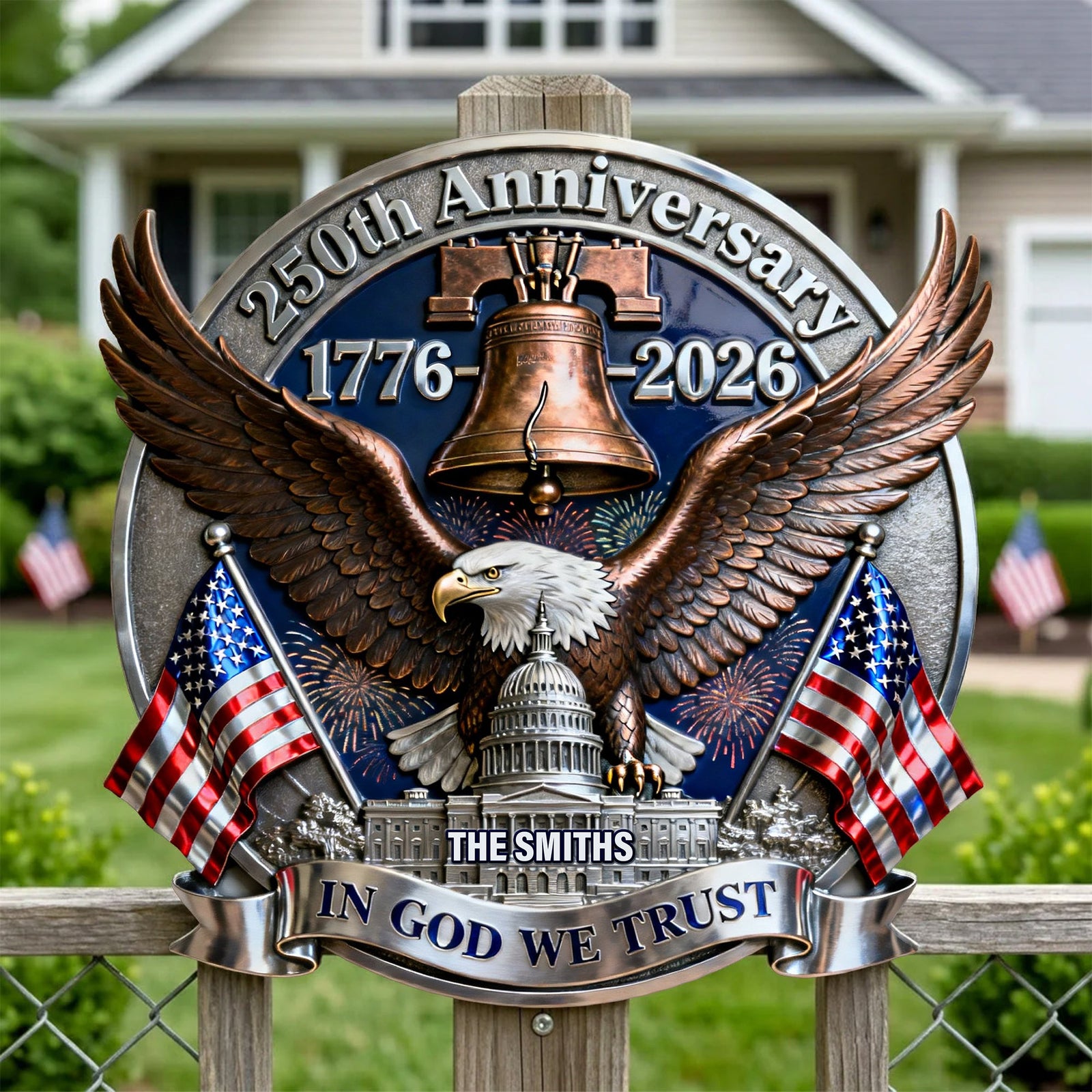 250 Years of American Heritage Acrylic Sign - Personalized Gifts For Patriots 05naqn290526