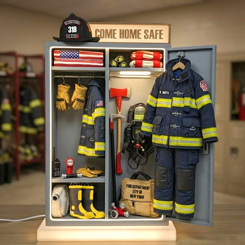 Firefighter Personal Locker Light Box 02qhtn201225-Homacus