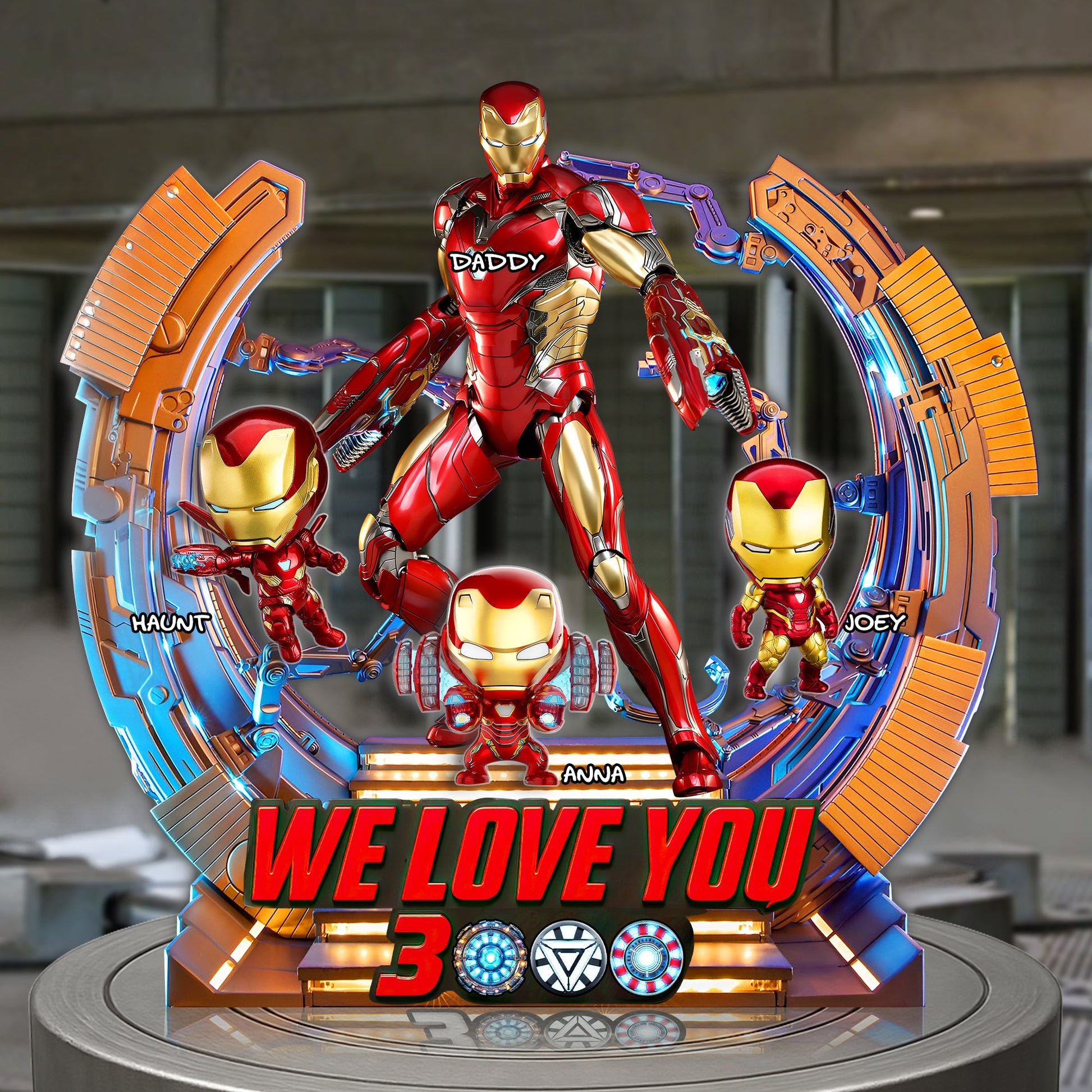 Iron Dad Plaque - Personalized Gifts For Dad 03hulu160525 - Shaped Plaques - GoDuckee