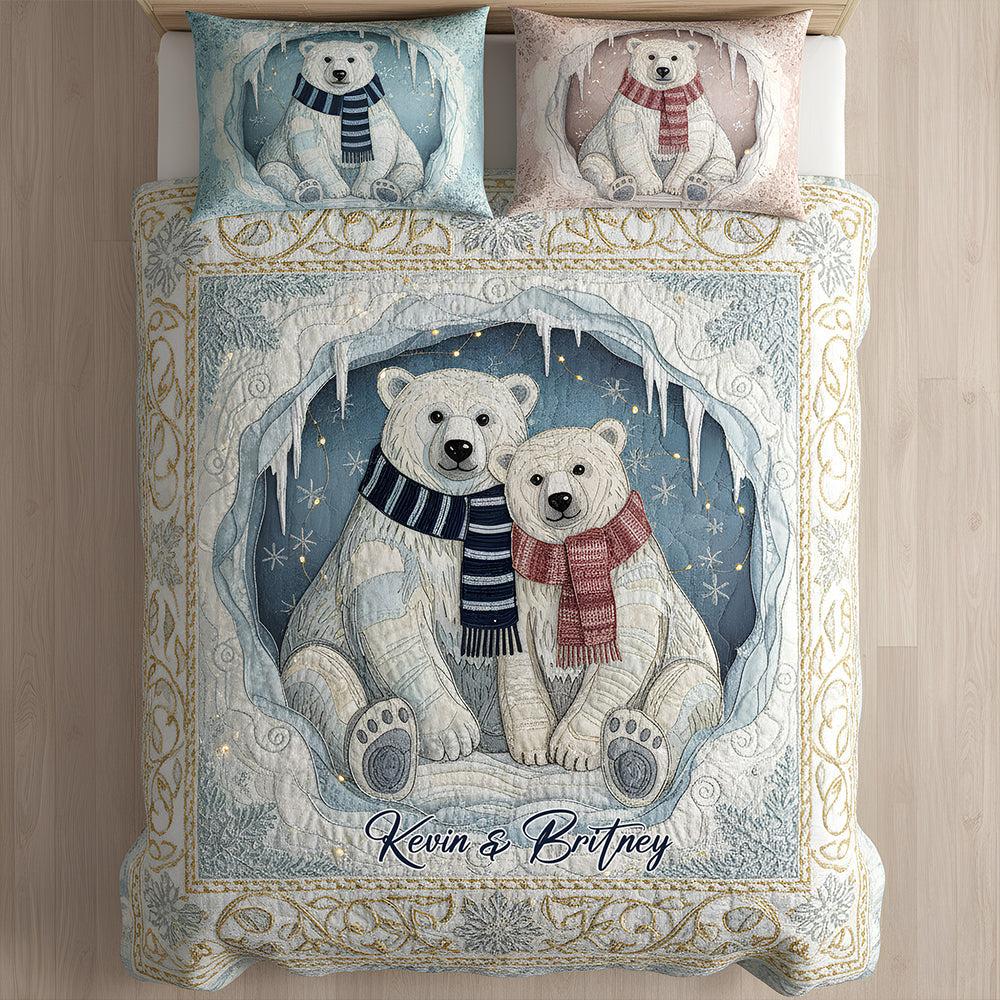 Couple Personalized Quilt Bedding Set Special Line 07HYDT011125