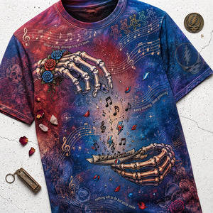 Grateful Dead Music Addict 3D Shirt, Personalized Gifts For Music Lovers 02qhta190826