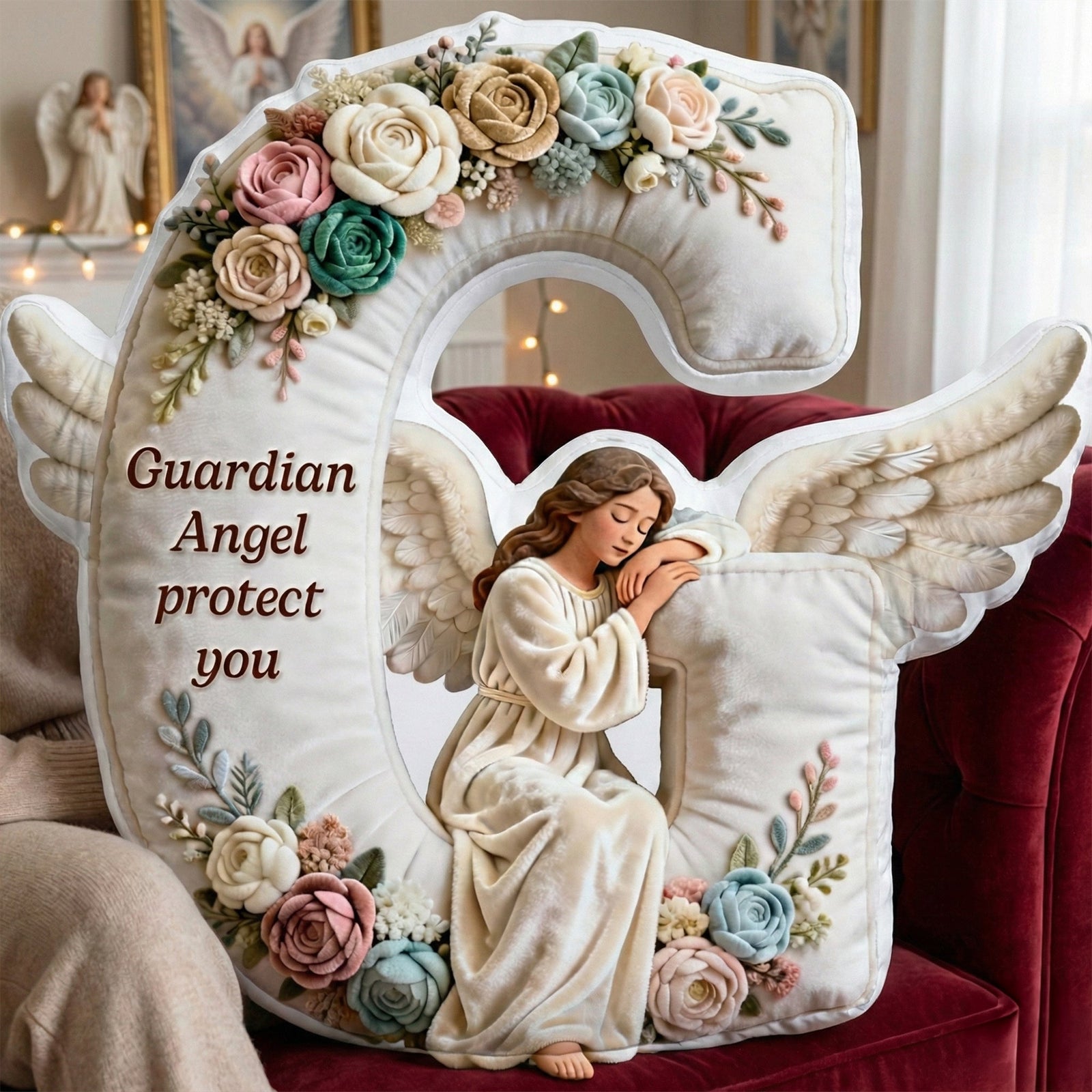 Guardian Angel Alphabet Pillow – Personalized Gifts For Loved Ones 01paqn090126