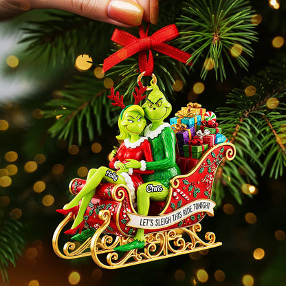 Personalized Gifts For Couple Christmas Ornament 03pgta150925
