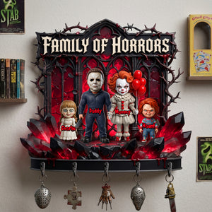 Family Of Horrors Key Hanger - Personalized Gifts 06tylu160726