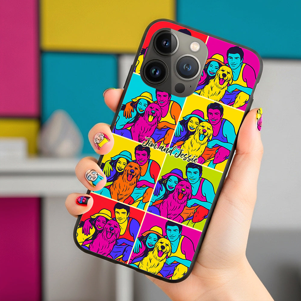 Couple Art Phone Case Personalized Gifts For Couple 02NATA230825