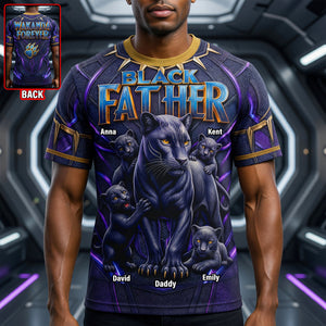 Predator Dad And Kids Shirt - Personalized Gifts For Father's Day Shirt 02HUQN080526