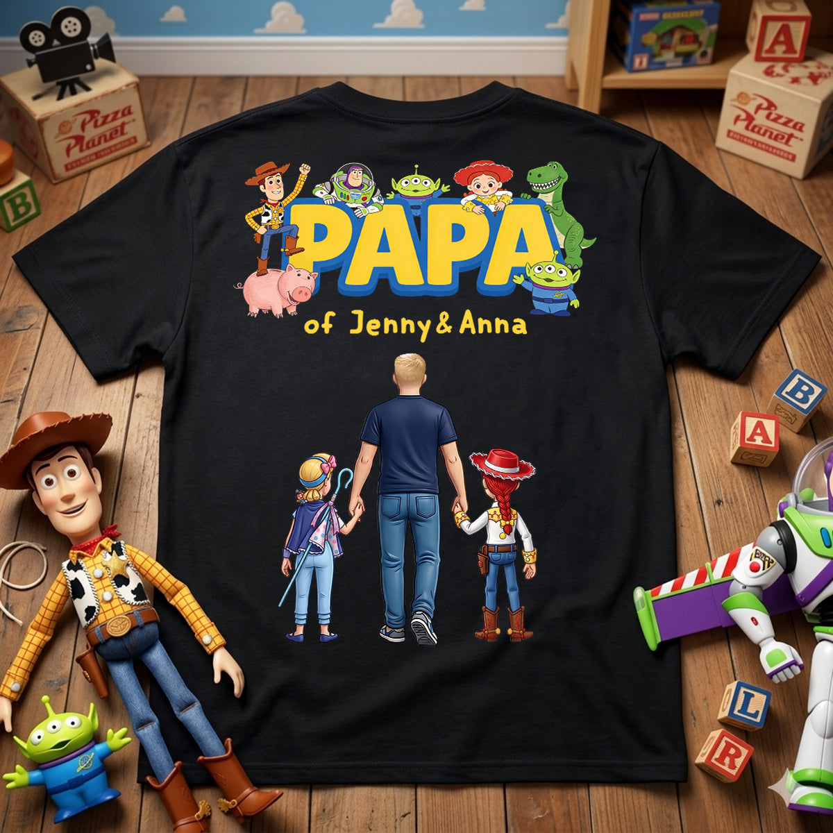 Dad And Kids Memory Shirt Personalized Gifts For Papa 01HUDT270526