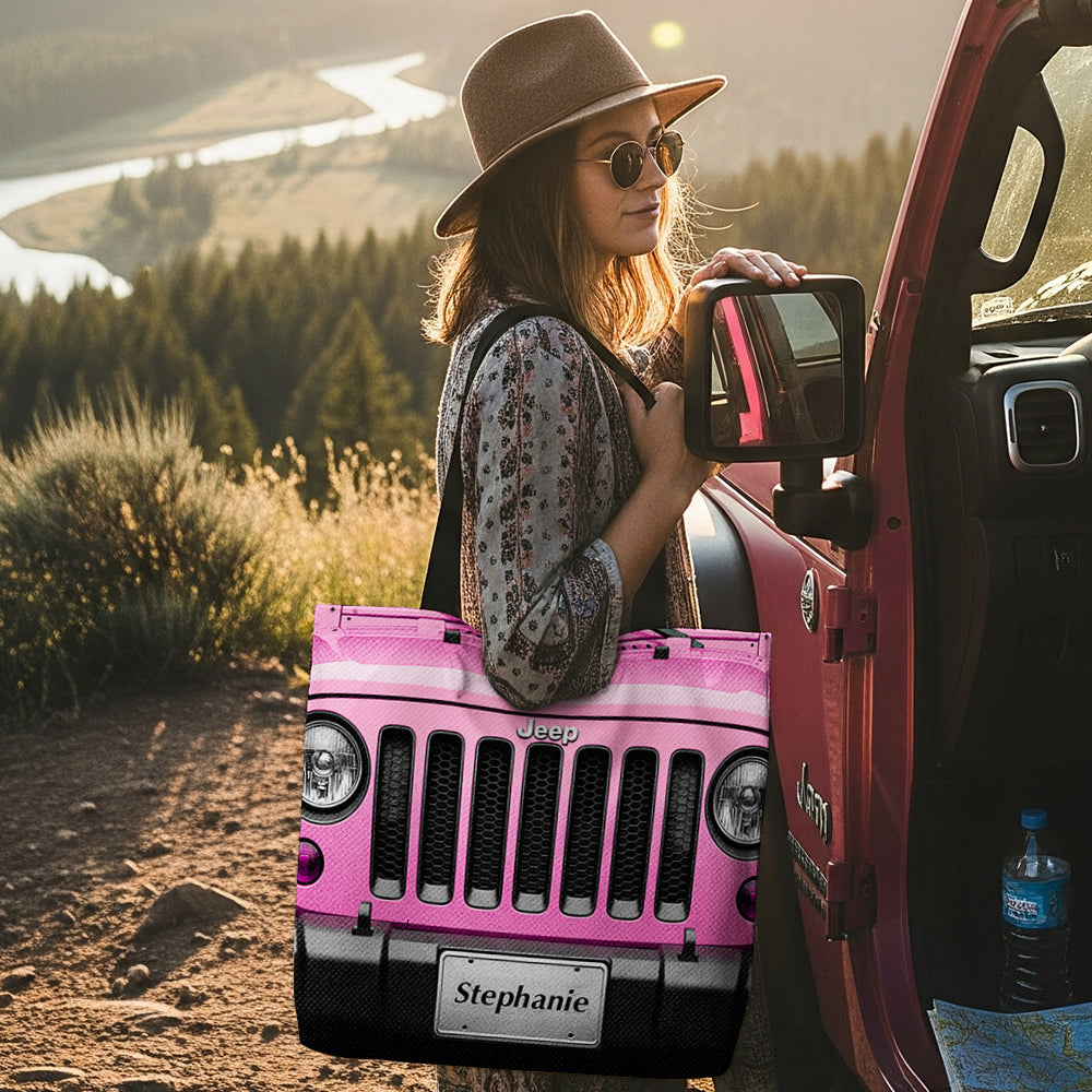 Trail Adventure Tote Bag - Personalized Gifts For Off-road Girl 04OHDT260725