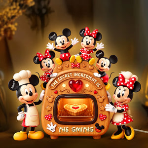 Baking Family Light Box - Personalized Gifts For Family Acrylic Light Box 03PAQN040926