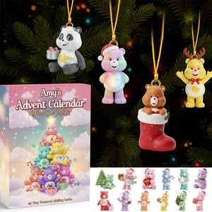Cute Advent Calendar Custom Acrylic Blind Box, Personalized Gifts For Christmas 04pgta241025