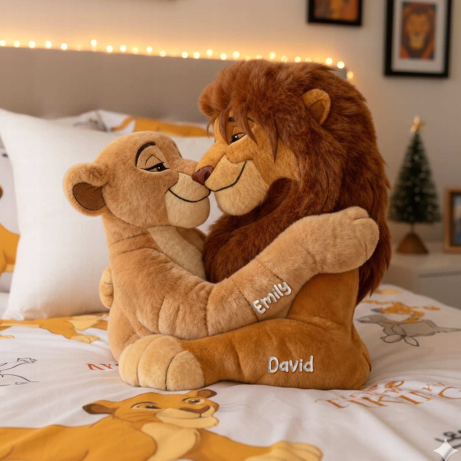 Roaring Majestic Couple Pillow - Personalized Gift For Couples 03QHQN081125