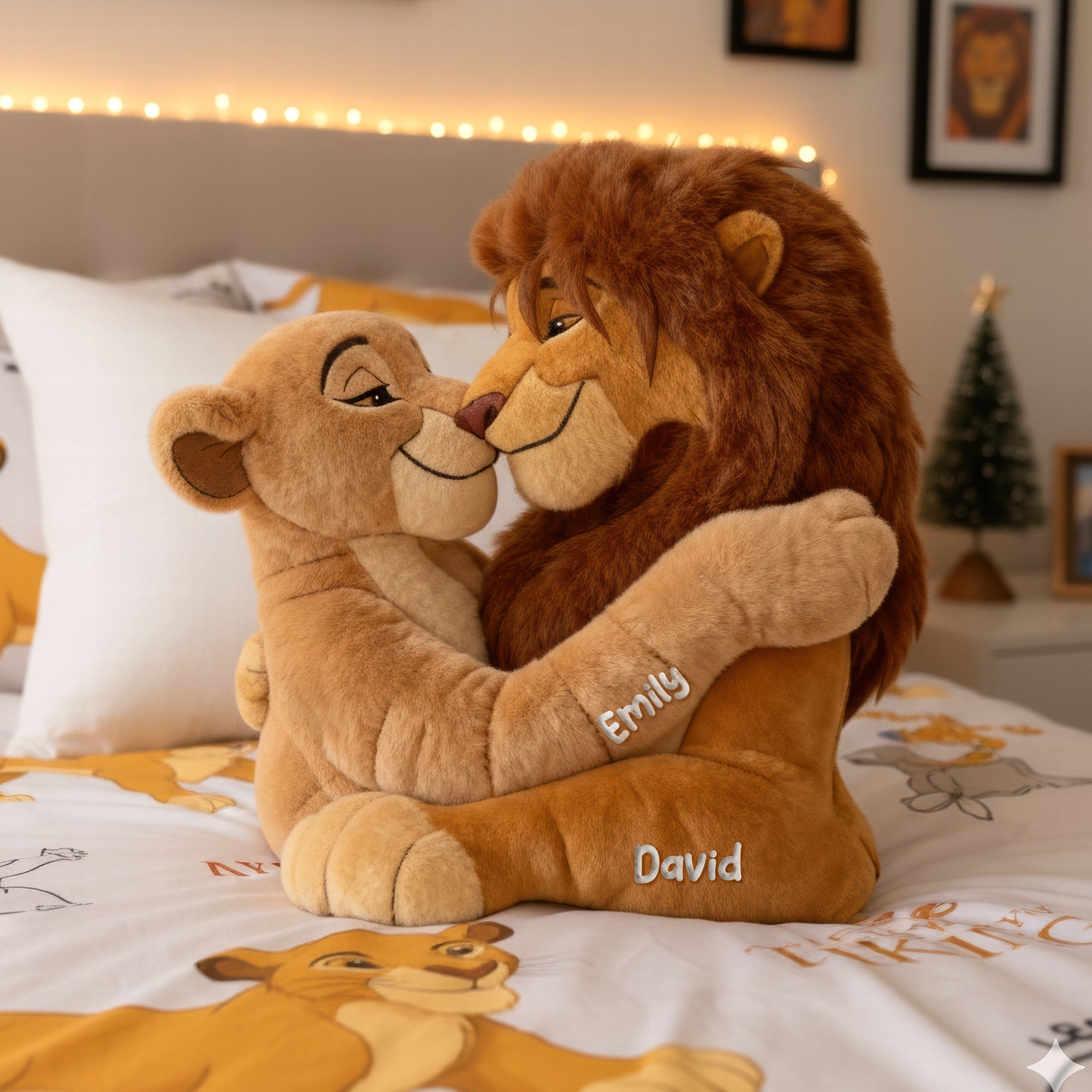 Roaring Majestic Couple Pillow - Personalized Gift For Couples 03QHQN081125