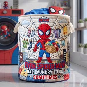 Funny Quilted Laundry Basket - Personalized Gifts For Kids 01HUTA040826