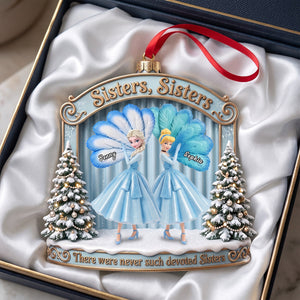 Sisters Christmas Ornament - Personalized Gifts For Christmas 02natn161026